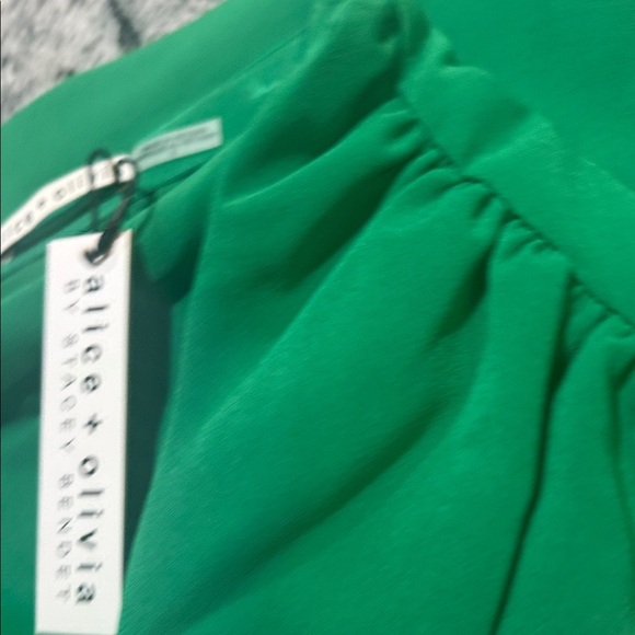 Alice + Olivia Vidalia Mini Skirt, Juniper - Picture 10 of 13